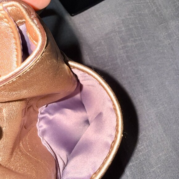 Coach Gold Tote Bag with Silk Lavender Interior โจ๐ - Picture 11 of 16